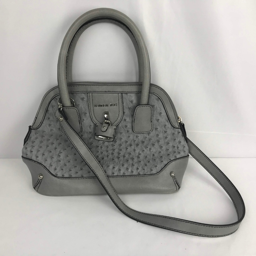 London Fog Est. 1923 Purse Grey Shoulder Bag Tote